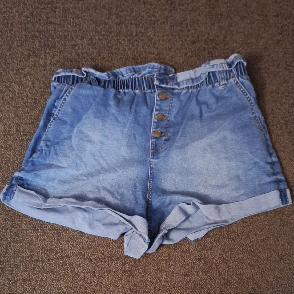 No Boundaries Light Blue Jean Shorts